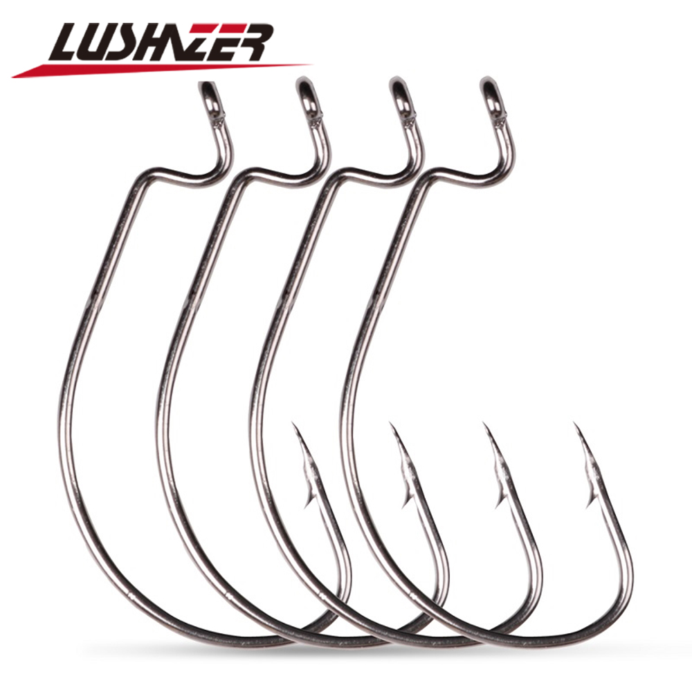 Fishing Hook Assortment - LUSHAZER-Aço Carbono Ganchos De Pesca, Jig