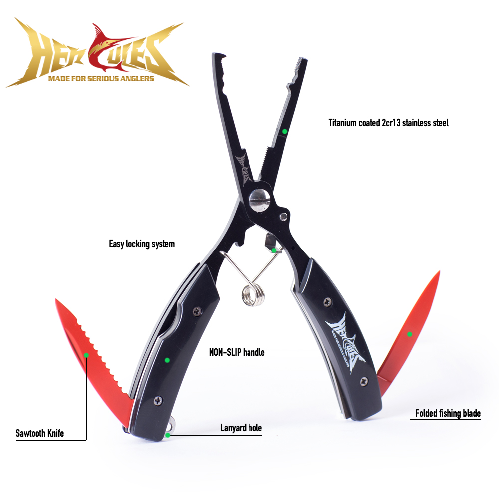 Fishing Hook Remover - Alicate de Pesca HERCULES com Capa