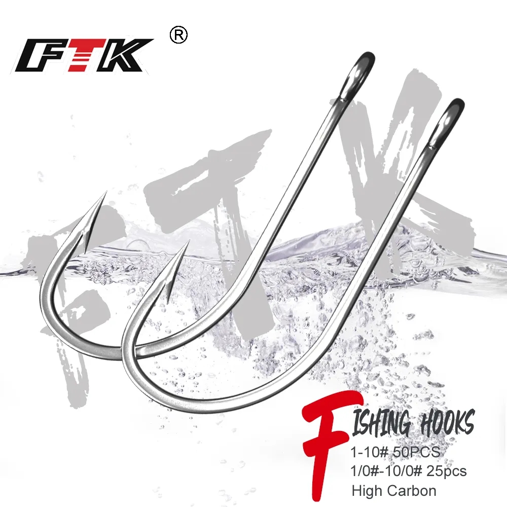 Fishing Hook Assortment - Ganchos de pesca FTK 1-10 #