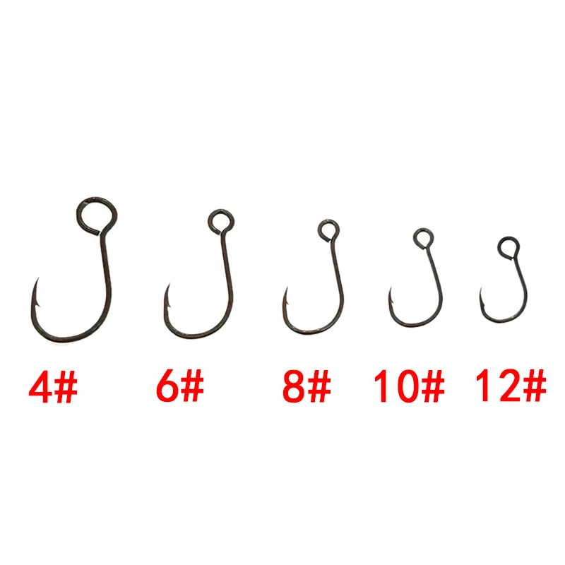 12 unidades/lote Tamanho 4 # - - Fishing Hook Assortment avaliação e preço
