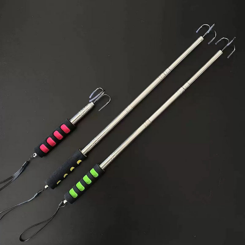 Gaff de pesca telescópico de a - Fishing Hook Stainless Steel avaliação e preço