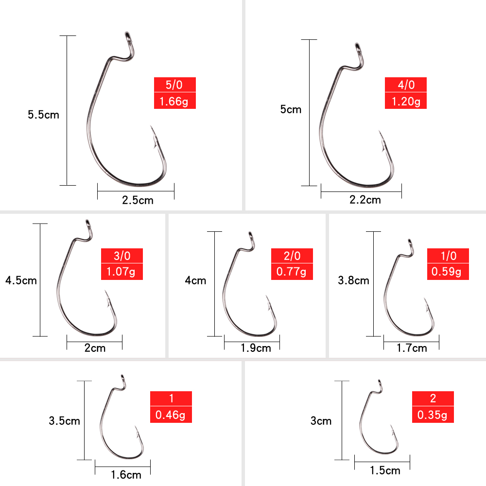 LUSHAZER-Aço Carbono Ganchos D - Fishing Hook Assortment avaliação e preço