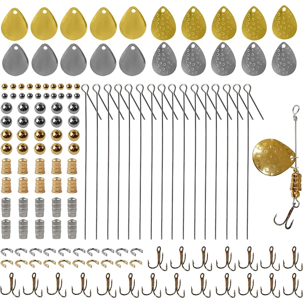 140 pçs kit de fabricação de i - Fishing Hook Treble avaliação e preço