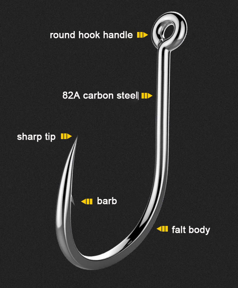 50 pçs ganchos de pesca farpad - Fishing Hook Circle avaliação e preço