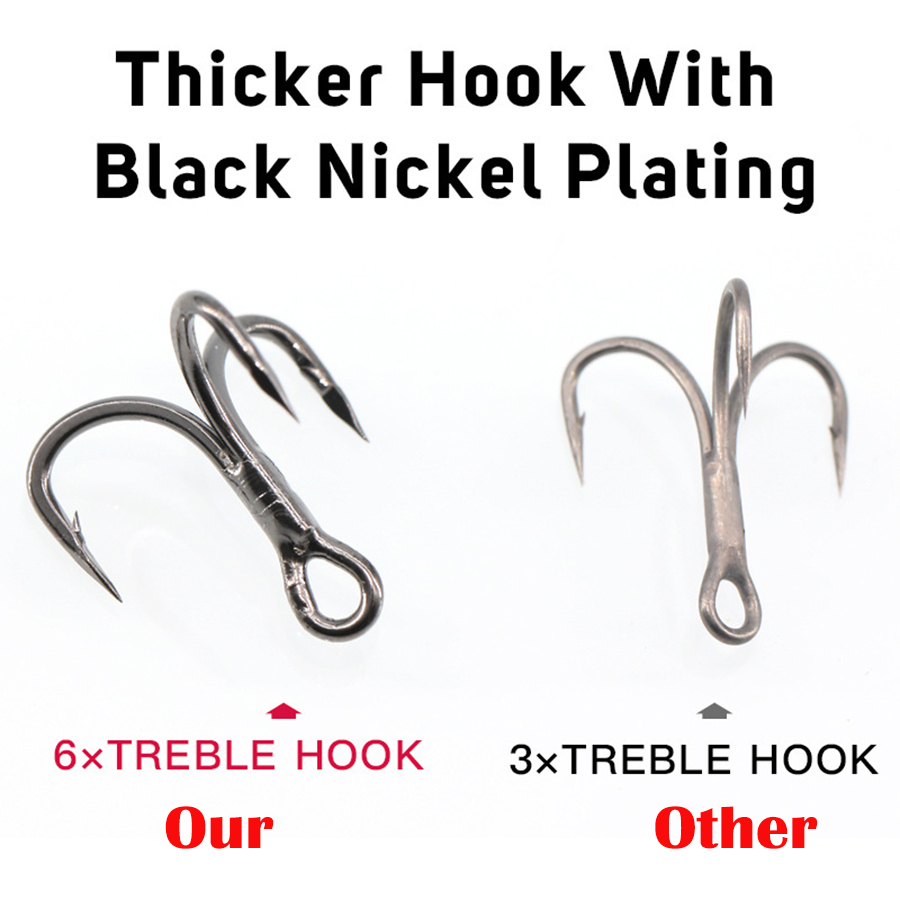 Gancho agudo de pesca 6x, aço  - Fishing Hook Assortment avaliação e preço